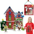 Domek świąteczny do samodzielnego złożenia piankowe puzzle 3D