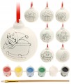 Bombki do malowania + farby DIY kreatywny prezent