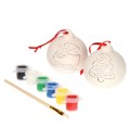 Bombki do malowania + farby DIY kreatywny prezent