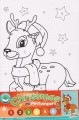 Obraz do malowania świąteczna kolorowanka + farby RENIFER