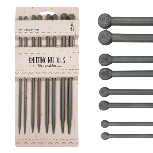 Zestaw Drutów Druty Do Robienia Na Drutach 8szt