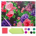Diamond painting haft diamentowy Kwiaty 30x40 cm