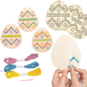 Zestaw do haftowania wielkanocne pisanki DIY 3 szt.