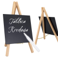 Tablica kredowa sztaluga trójnożna + pisak kredowy GRATIS