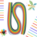 Paski do quillingu quilling kolorowe 7 mm 176 szt. 22 kolory
