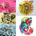 Paski do quillingu kolorowe zestaw 300 szt. quilling naklejki