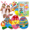 3x Piankowe figurki wielkanocne kreatywny zestaw dla dzieci DIY