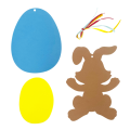 3x Piankowe figurki wielkanocne kreatywny zestaw dla dzieci DIY