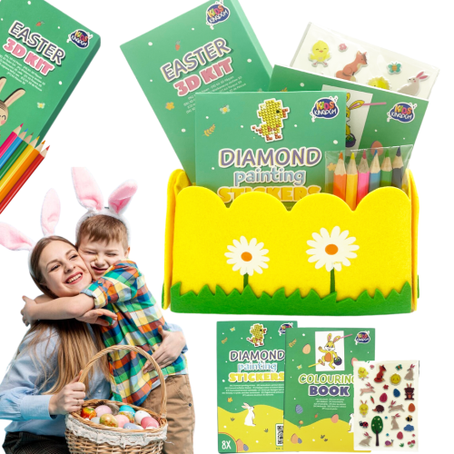 Kreatywny zestaw dla dzieci wielkanocny prezent DIY