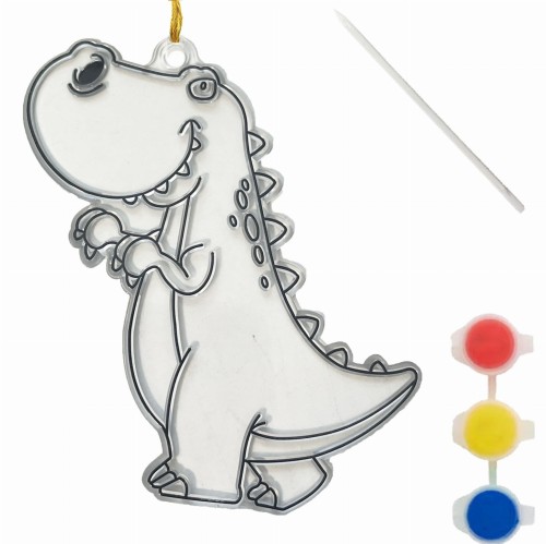 Zawieszka witraż do malowania  DINOZAUR