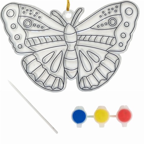 Zawieszka witraż do malowania MOTYL