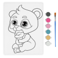 Kolorowanka malowanie po numerach dla dzieci obrazek KOALA