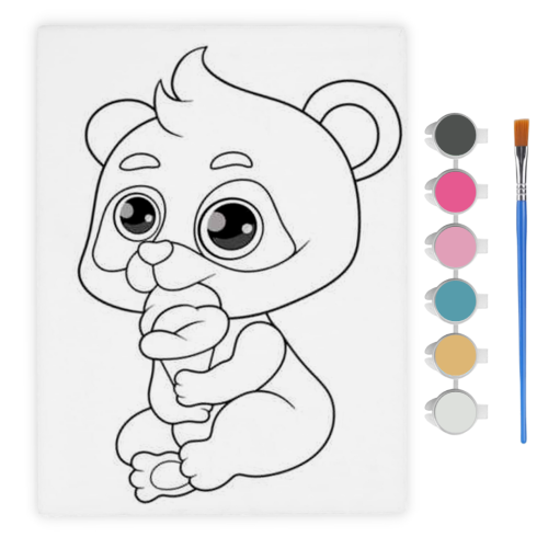 Kolorowanka malowanie po numerach dla dzieci obrazek KOALA