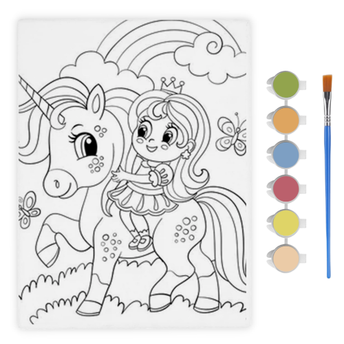 Kolorowanka malowanie po numerach liczbach obrazek KSIEŻNICZKA