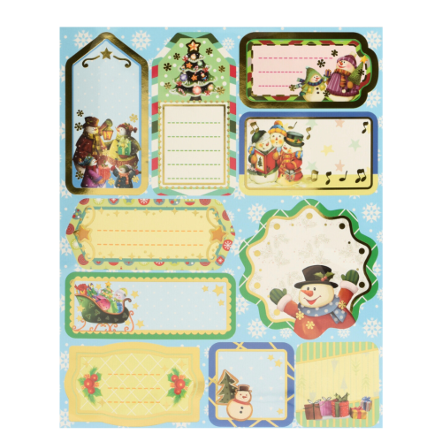  Naklejki świąteczne na prezenty etykiety do podpisu