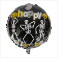 Zestaw dekoracji na Halloween girlanda balony - dynia z pająkiem