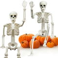 Szkielet człowieka sztuczny kościotrup dekoracja na Halloween wiszący 90 cm