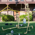 Szkielet człowieka sztuczny kościotrup dekoracja na Halloween wiszący 90 cm