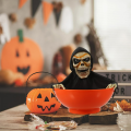 Ruchoma miska na słodycze szkielet Halloween ruszająca kościotrup