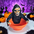 Ruchoma miska na słodycze szkielet Halloween ruszająca kościotrup