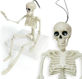 Szkielet człowieka sztuczny kościotrup dekoracja na Halloween wiszący 40 cm