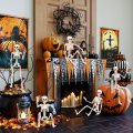 Szkielet człowieka sztuczny kościotrup dekoracja na Halloween wiszący 40 cm