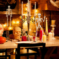 Szkielet człowieka sztuczny kościotrup dekoracja na Halloween wiszący 40 cm