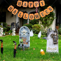 Zestaw dekoracji na Halloween girlanda balony - dynia z kotem