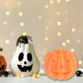 Świeczka Dynia Halloween Świeca w Kształcie Dyni