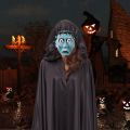 Maska Halloween Frankenstein Karnawałowa 