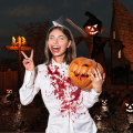 Opaska Halloweenowa Siekiera w Głowie