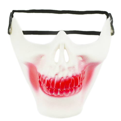 Maska Halloween Półmaska Kościotrup Czaszka 