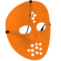 Maska Halloween Pomarańczowa Jason Piątek 13 