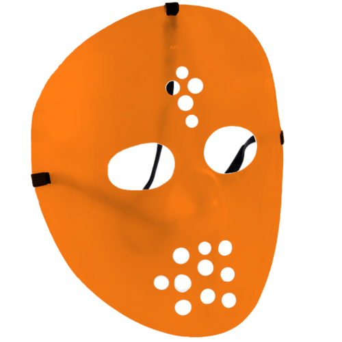 Maska Halloween Pomarańczowa Jason Piątek 13 
