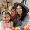 Okulary Kostium Halloween Oczy Gada Smoka Węża