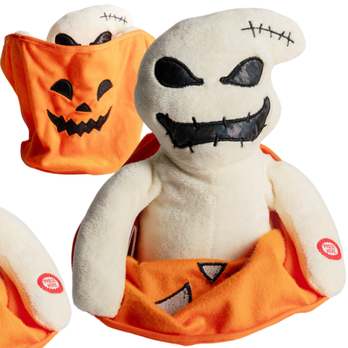 Miska na Słodycze Halloween Ruchoma Świeci Dźwięki Pluszowa