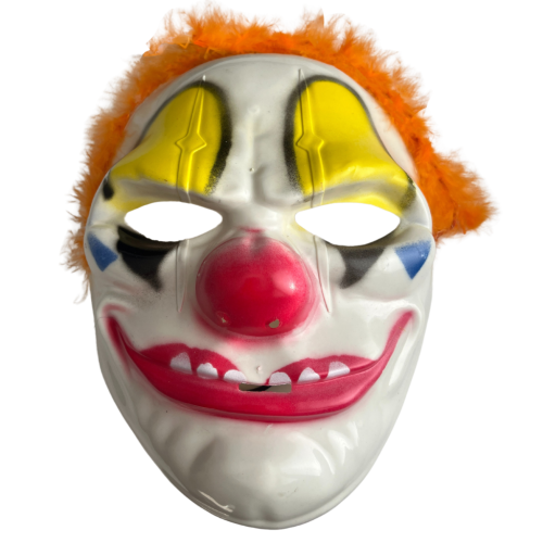  Maska Joker Jokera Halloweenowa z Włosami