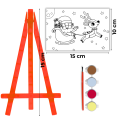 Kolorowanka Świąteczna Zestaw Malarski Prezent Mikołajki