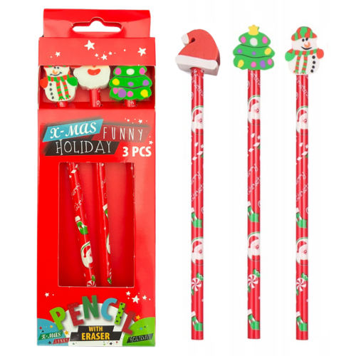 Zestaw Ołówków Świątecznych OŁÓWKI ŚWIĄTECZNE 