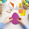 Piankowe Naklejki Wielkanocne Zestaw  Wielkanoc DIY Jajka Pisanki