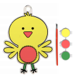Zawieszka Do Malowania Wielkanocna Witraż Kurczak