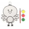 Zawieszka Do Malowania Wielkanocna Witraż Kurczak