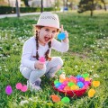 24x Jajka Do Wypełnienia Otwierane Jajeczka Wielkanocne