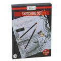 Zestaw do szkicowania rysowania szkicownik ołówki akcesoria szkicu rysunku