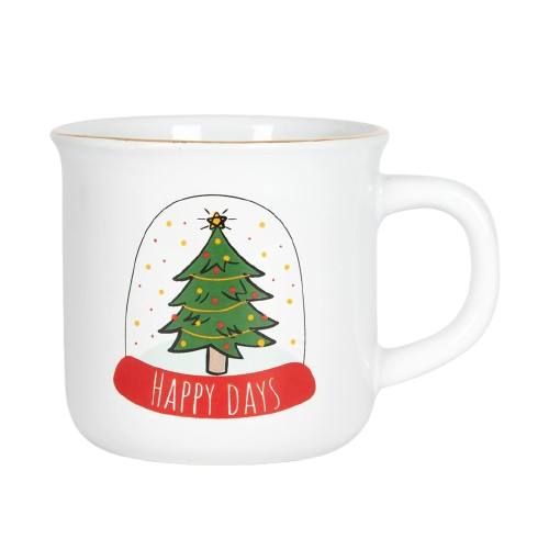 Kubek Świąteczny  Boże Narodzenie Mikołajki Prezent Biały