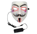 Maska LED Świecąca Halloweenowa Anonymous 