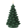 Świeczka LED  Choinka Zielona Świeca 11cm Ruchoma
