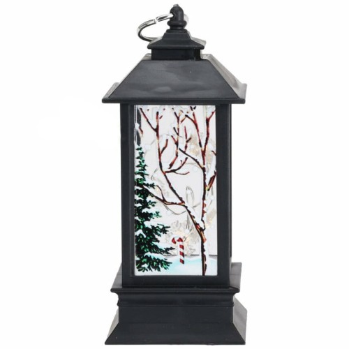 Lampion Świąteczny Latarenka Znicz 12 cm LED 