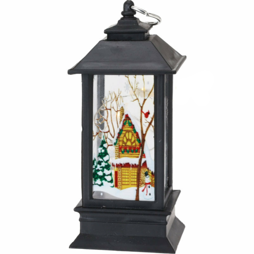 Lampion Świąteczny Latarenka Znicz 12 cm LED 