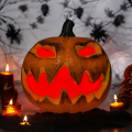 Dynia Halloween LED Lampion Świecąca Dekoracja 